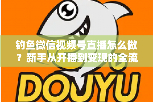 钓鱼微信视频号直播怎么做？新手从开播到变现的全流程实战指南