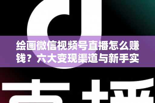 绘画微信视频号直播怎么赚钱？六大变现渠道与新手实操全攻略