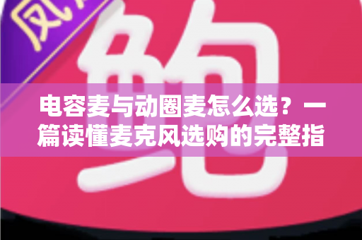 电容麦与动圈麦怎么选？一篇读懂麦克风选购的完整指南，助你轻松找到最适合的录音利器